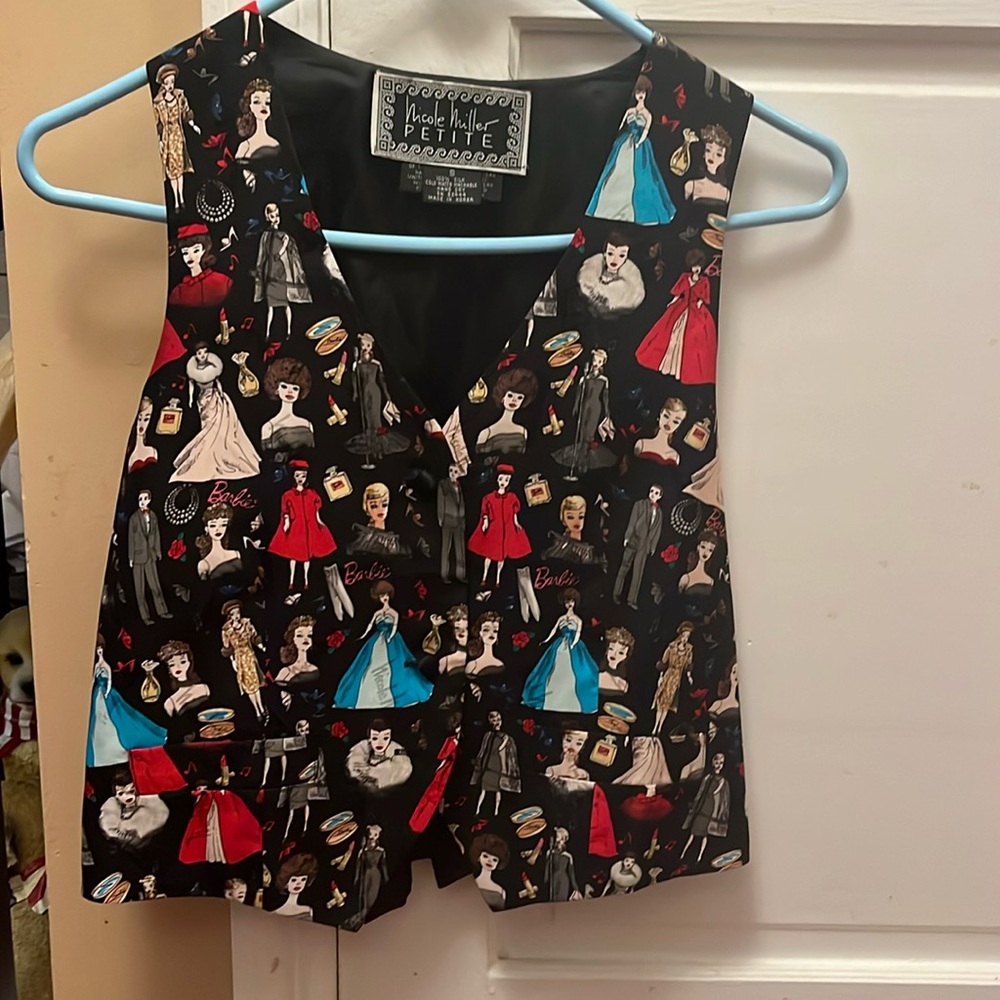Nicole Miller Barbie themed Vest